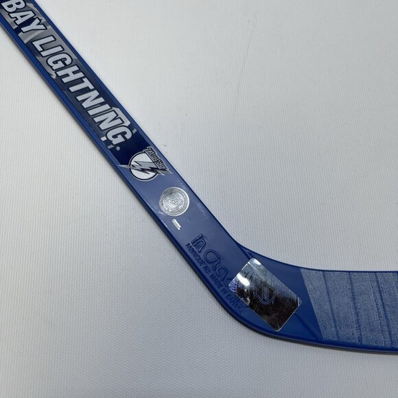 NHL Officially Tampa Bay Lightning Mini Hockey Stick USA Made Blue Sher-Wood NEW - Picture 3 of 5
